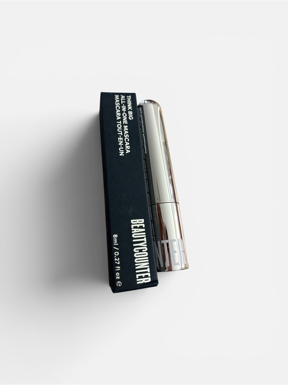 beautycounter Think Big Mascara - Silver Tube, Black Box